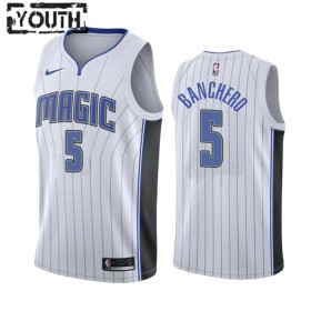 Dres Orlando Magic Paolo Banchero 5 Nike 2022-23 Association Edition Bijela Swingman - Dječji